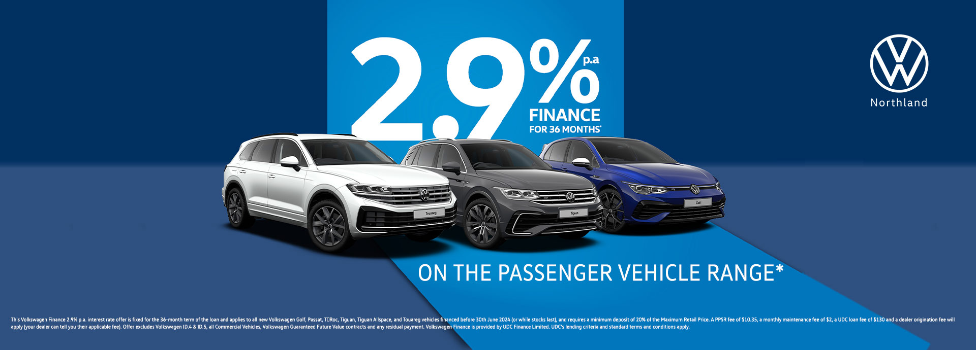 Passenger 2.9% finance offer 